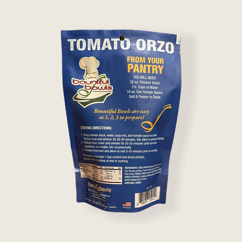 Tomato Orzo Soup Mix
