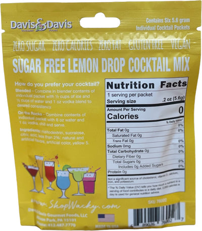 Lemon Drop Sugar Free Bulk - 6 Pack