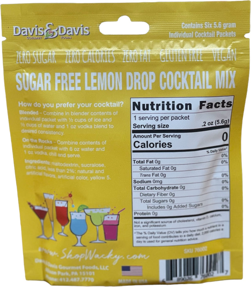 Lemon Drop Sugar Free Bulk - 6 Pack