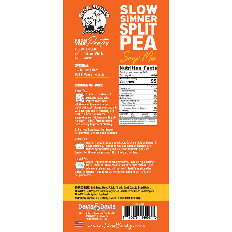 Slow Simmer Split Pea Soup Mix - 12 oz
