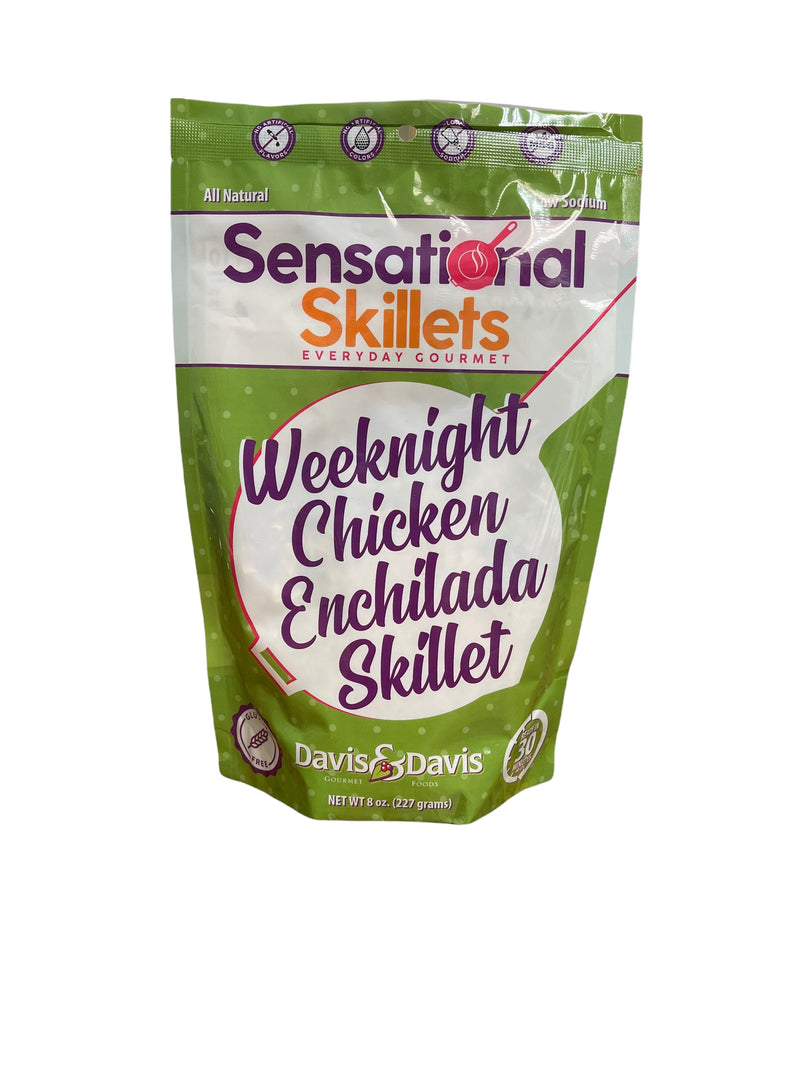 Weeknight Chicken Enchilada Skillet - Sensational Skillet
