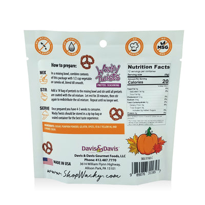 Pumpkin Spice Wacky Twist Seasoning - 3oz