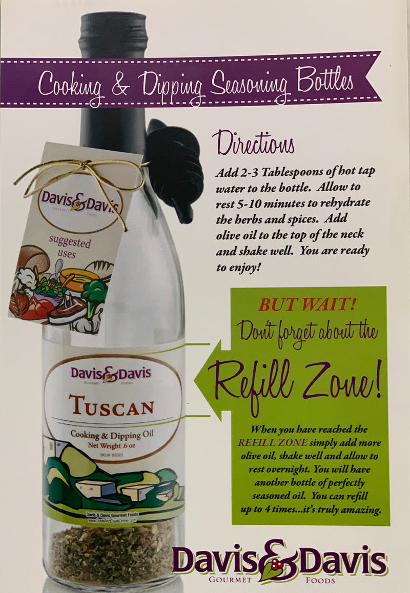 Tuscan Cooking & Dipping Oil Infusion Kit