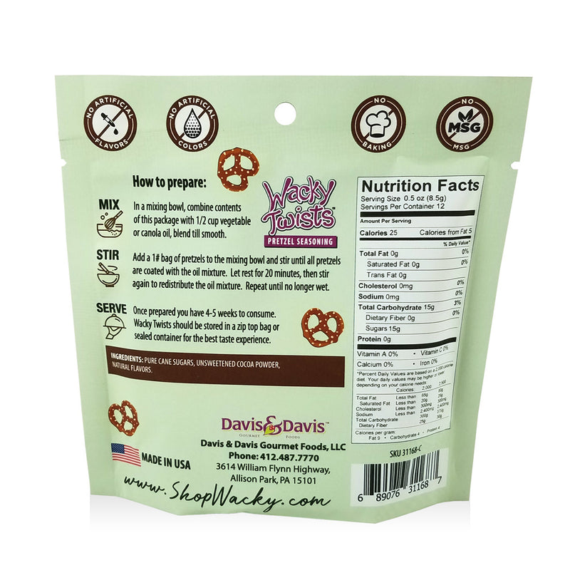 Mint Chocolate Wacky Twist Seasoning - 3oz