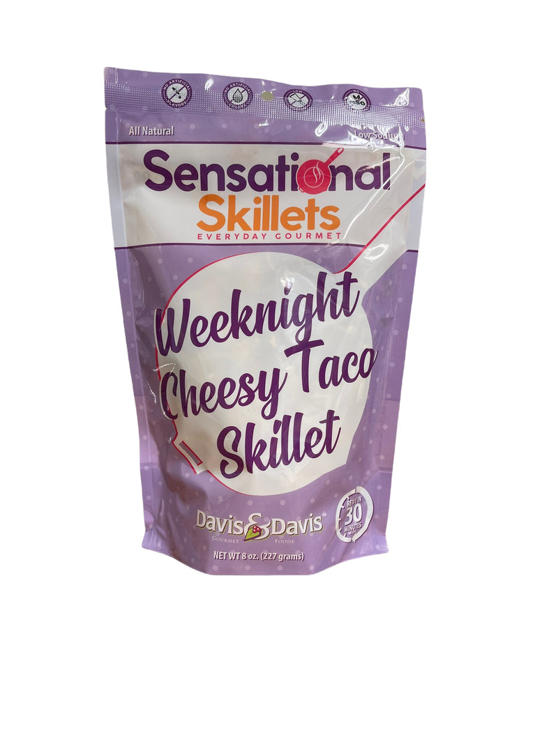 Weeknight Cheesy Taco Skillet - Sensational Skillet