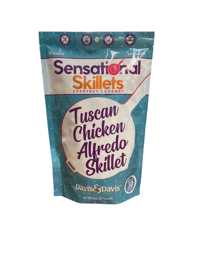 Tuscan Chicken Alfredo Skillet - Sensational Skillet
