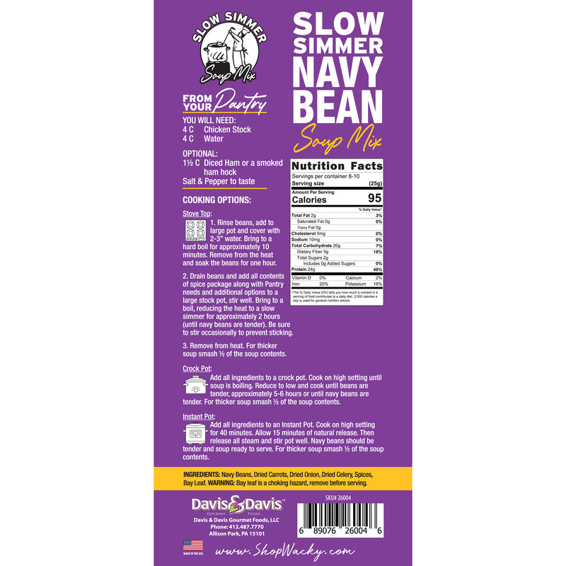 Slow Simmer Navy Bean Soup Mix - 12oz