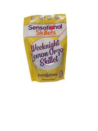 Weeknight Lemon Orzo Skillet